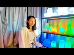 چراغ LED مکعب قابل شارژ کامل برای مهمانی ها و باشگاه ها منبع نور LED