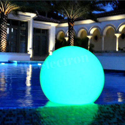 LED استخر شنا چراغ های درخشان توپ ضد آب شناور 16 رنگ تغییر