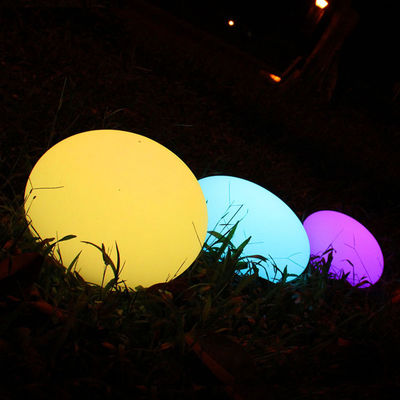 LED استخر شنا چراغ های درخشان توپ ضد آب شناور 16 رنگ تغییر