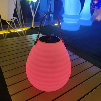 فانوس LED قابل حمل به شکل قطره آب 3500K برای باغ در فضای باز