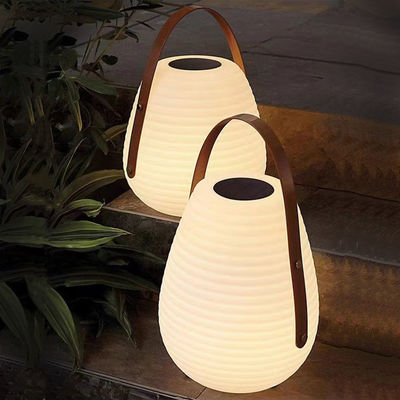 فانوس LED قابل حمل به شکل قطره آب 3500K برای باغ در فضای باز