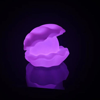 16 رنگ تغییر نور شب بی سیم RGB LED نور صدف دریایی