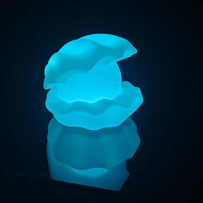 16 رنگ تغییر نور شب بی سیم RGB LED نور صدف دریایی