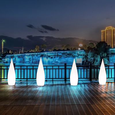 چراغ های پلاستیکی روشن کننده چراغ کف Led برای دکوراسیون مهمانی باغ در فضای باز