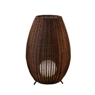 35cm/45cm/78cm/128cm ارتفاع لامپ های ایستاده هنری لامپ های کفپوش رتان