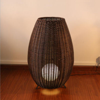 35cm/45cm/78cm/128cm ارتفاع لامپ های ایستاده هنری لامپ های کفپوش رتان
