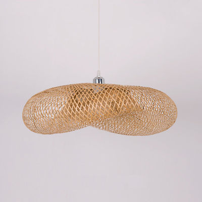 طراحي خلاقانه آويزون دست سازي بامبو چراغ