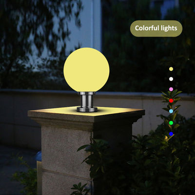 چراغ گلوله ای ضد آب با انرژی خورشیدی با 20cm 25cm 30cm اندازه