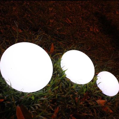 10&quot; 20&quot; 30&quot; LED روشن کننده کره کنترل از راه دور خورشیدی برای باغ کلوپ
