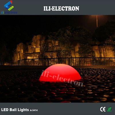 لامپ نیم کره ای پلاستیکی ال ای دی قابل شارژ برای تزئینات کریسمس