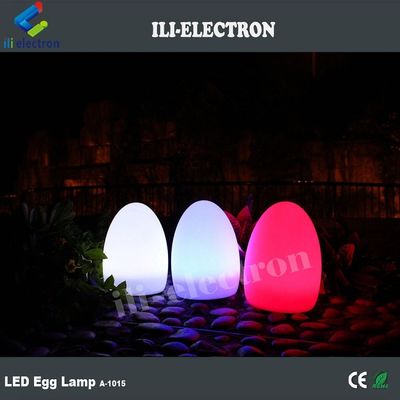 کنترل از راه دور شکل تخم مرغ نور شب IP65 ضد آب مواد پلاستیکی PE