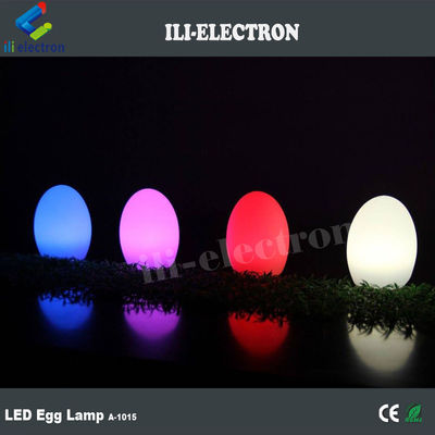 USB شارژ پلاستیکی شکل تخم مرغ چراغ های LED بی سیم با باتری لیتیوم قابل شارژ