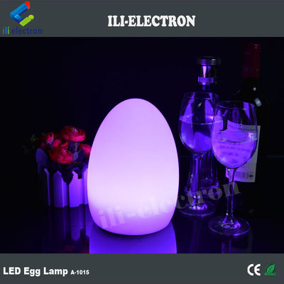 USB شارژ پلاستیکی شکل تخم مرغ چراغ های LED بی سیم با باتری لیتیوم قابل شارژ