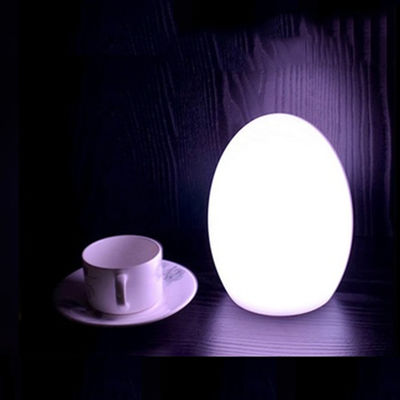 3500K چراغ های LED شکل تخم مرغ قابل شارژ مواد پلاستیکی