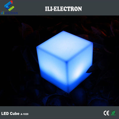 کنترل از راه دور ضد آب رنگارنگ پلاستیکی LED مکعب نور