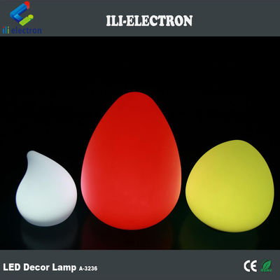 چراغ های ال ای دی شکل تخم مرغ پلاستیکی 4400mah با سبک قطره آب