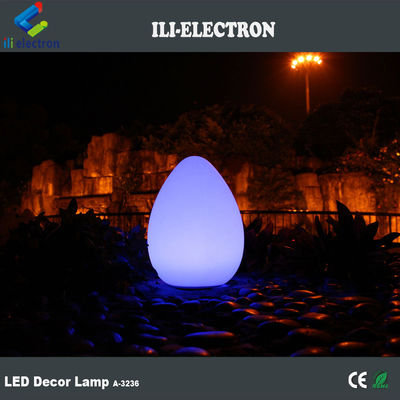 چراغ های ال ای دی شکل تخم مرغ پلاستیکی 4400mah با سبک قطره آب