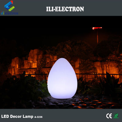 چراغ های ال ای دی شکل تخم مرغ پلاستیکی 4400mah با سبک قطره آب