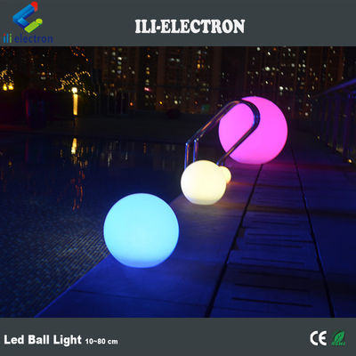 رنگارنگ قابل شارژ شدن شناور ضد آب LED نور توپ