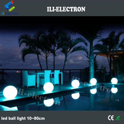 رنگارنگ قابل شارژ شدن شناور ضد آب LED نور توپ