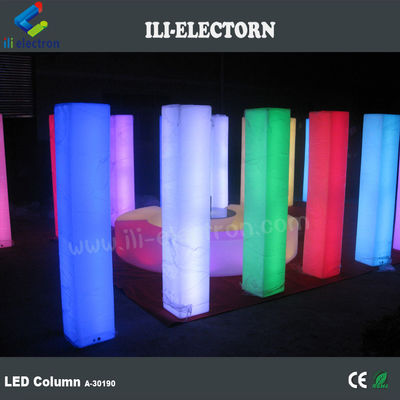 کنترل از راه دور Infarad LED رنگارنگ ستون های عروسی پلاستیکی تزئینی