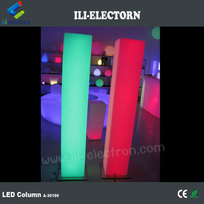 کنترل از راه دور Infarad LED رنگارنگ ستون های عروسی پلاستیکی تزئینی