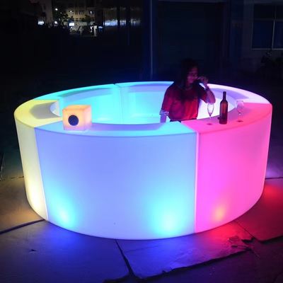 دایره ای رنگارنگ روشن LED Bar Counter روشن CE گواهینامه