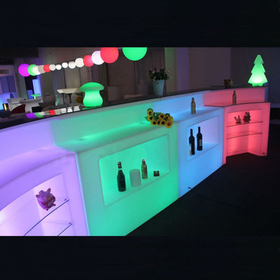 میز بار LED رستوران مدرن پلاستیکی تجاری CE ROHS UL