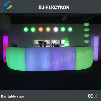 میز بار LED رستوران مدرن پلاستیکی تجاری CE ROHS UL