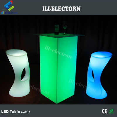 میز های مبلمان مدرن RGB LED با باتری لیتیوم قابل شارژ