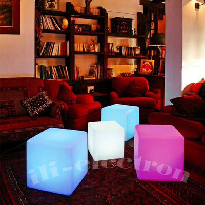 چراغ LED در فضای باز صندلی مکعب رنگارنگ ضد آب برای فوی و دکوراسیون حیاط