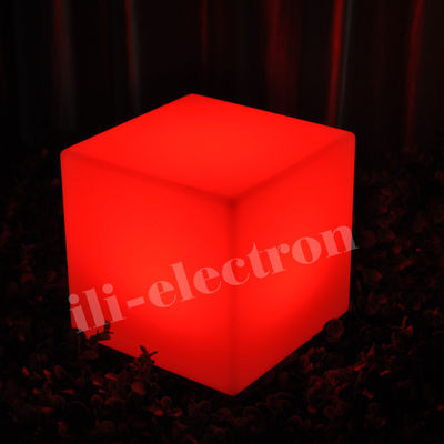 PE پلاستیک تغییر رنگ روشن جامد LED شعله مکعب