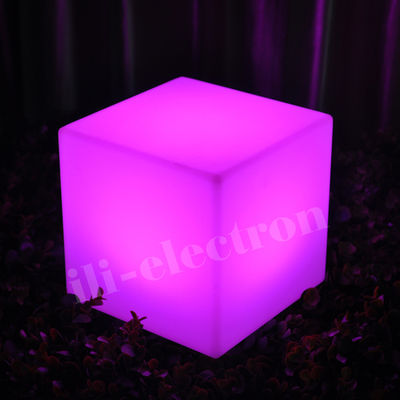 PE پلاستیک تغییر رنگ روشن جامد LED شعله مکعب