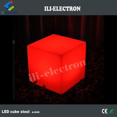 پیئ پلاستیک روشن کردن مکعب LED 3d
