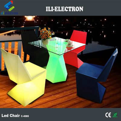 صندلی های روشنایی رنگی پلاستیکی سفارشی