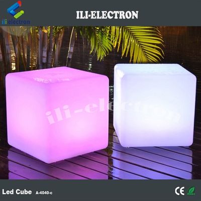 کنترل از راه دور Rgb تغییر رنگ باتری قابل شارژ مجدد پلاستیکی روشن مکعب نور
