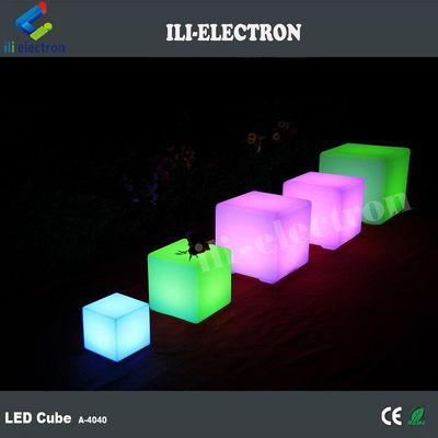 کنترل از راه دور Rgb تغییر رنگ باتری قابل شارژ مجدد پلاستیکی روشن مکعب نور