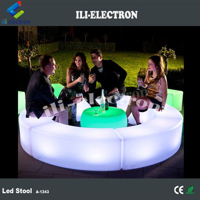 مبلمان بار LED منحنی تجاری برای باغ در فضای باز