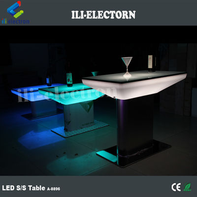 ریموت کنترلی RGB روشنایی پلاستیکی LED مربع میز نشیمن