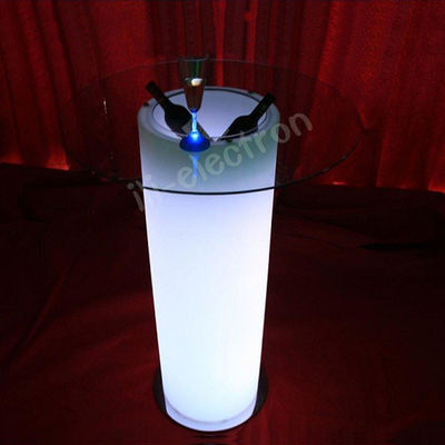روشنایی درب بالا بالا LED Ice Bucket Cruiser Table