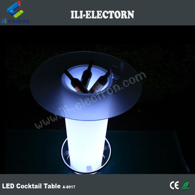 روشنایی درب بالا بالا LED Ice Bucket Cruiser Table