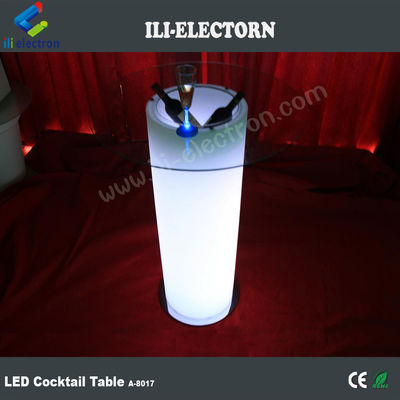 روشنایی درب بالا بالا LED Ice Bucket Cruiser Table