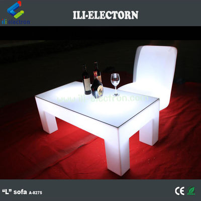 ریموت کنترلی RGB مربع LED میز درخشان برای باشگاه شبانه / حیاط مهمانی / KTV / لابی