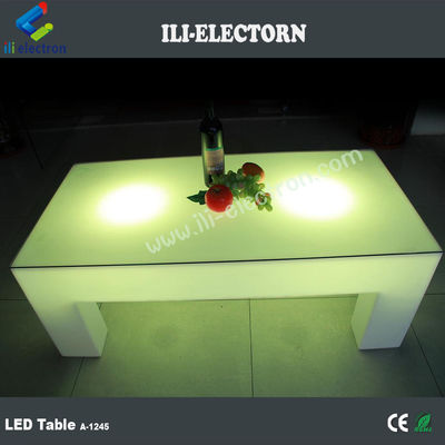 ریموت کنترلی RGB مربع LED میز درخشان برای باشگاه شبانه / حیاط مهمانی / KTV / لابی