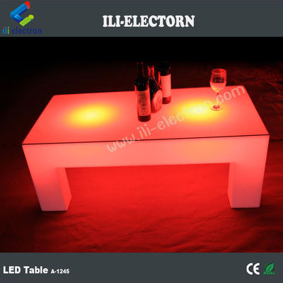 ریموت کنترلی RGB مربع LED میز درخشان برای باشگاه شبانه / حیاط مهمانی / KTV / لابی