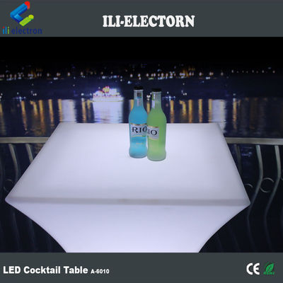 فروش داغ مهمانی های مدرن رویدادها و بار استفاده شده ریموت تغییر رنگ تزئینی LED مربع میز کوکتل