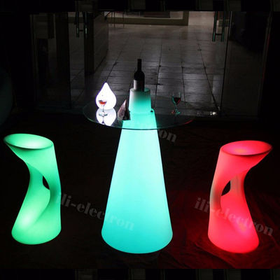 میز های بار درخشان میز کوکتل LED