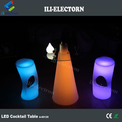 میز های بار درخشان میز کوکتل LED