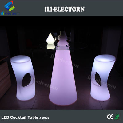 میز های بار درخشان میز کوکتل LED