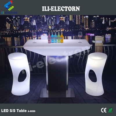 میز روشنایی باشگاه شبانه، میز قهوه ای LED